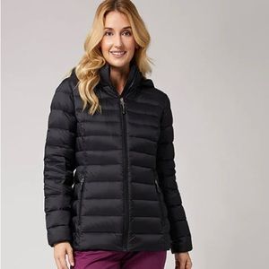 Heat and cool. Black jacket!